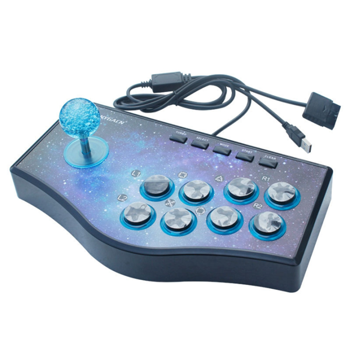 USB Arcade Fight Stick Street Fighting Joystick Gamepad Controller for ...