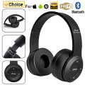 Anrushide Stereo P47 Headset 5.0 Bluetooth Headset Folding Series Wireless Luxury Sports Game Headset for HuaWei XiaoMi Expansion head beam. 