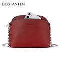 BOSTANTEN Women's Shoulder Bags For Women PU leather  Zippers Sling Bag Pack. 