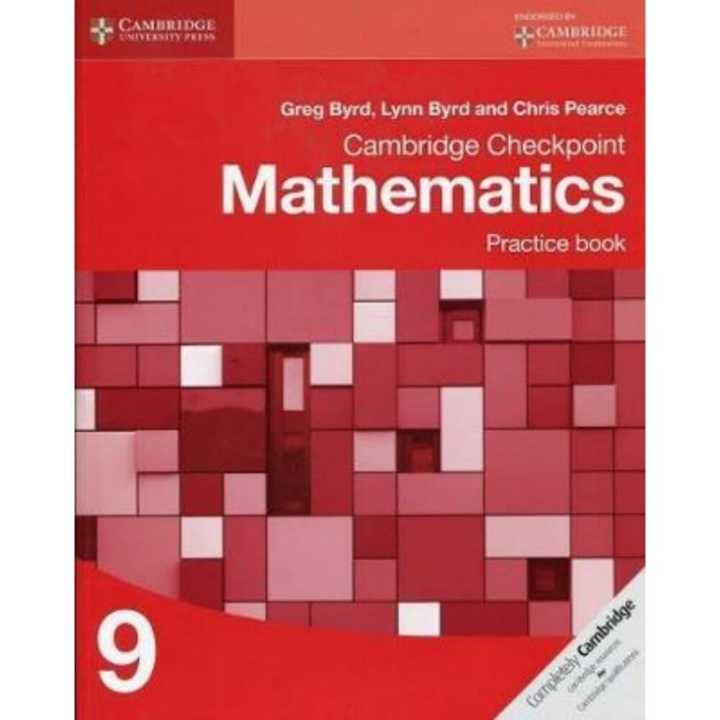 Cambridge Checkpoint - Maths 9 Pb | Daraz.lk