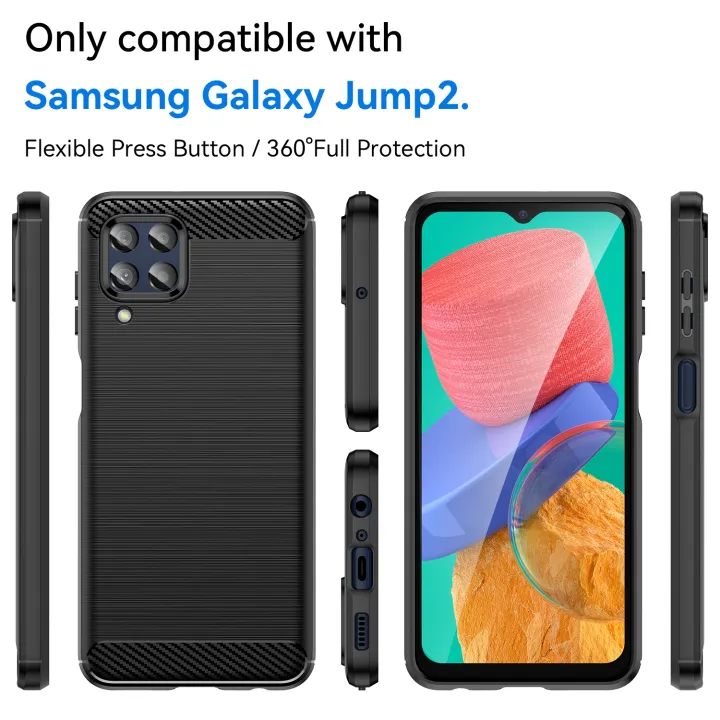 For%20Samsung%20Galaxy%20Jump2%20Brushed%20Texture%20Carbon%20Fiber%20TPU%20Phone%20Case%20-%20Image%207