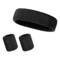 3PCs/set Mens Sports Headband Sweatband Stretch Elastic Outdoor Sport Sweat Headband Wristband Women Gym Running Tennis Headwrap. 