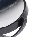 4 Inch Concave Mirror Glass Lens Frame Flexible Experimental Concave Mirror♪. 