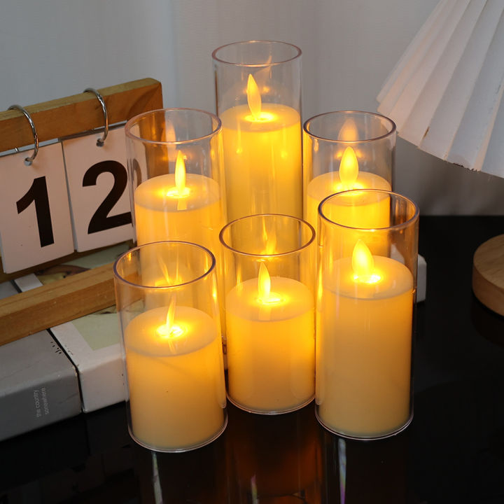 Led%20Flameless%20Electric%20Candles%20Lamp%20Acrylic%20Glass%20Battery%20Flickering%20Fake%20Tealight%20Candle%20Bulk%20for%20Wedding%20-%20Image%202