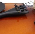 Violin Tailpiece with 4- Fine tuners for full size violin (4/4 size), incl. 4 string adjuster with 4 Fine tuners. 