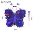 Kids Costume with Light-up Wings Butterfly Wings Luminous Vibrant Colors Fine Workmanship Kids Dress-up for Festivals Parties Birthdays Light-up Butterfly Wings. 