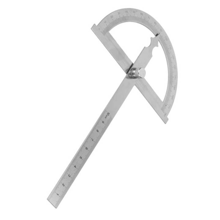 NYT%20Protractor%20Ruler%20Stainless%20Steel%20Angle%20Measure%20Tool%202%20In%201%20Goniometer%20Finder%20Gauge%20And%20Set%20For%20-%20Image%205
