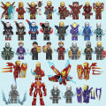 【FutureCrossing】Compatible with LEGO Marvel Avengers Iron Man brick minifigures MK50 Mecha Boy Assembly Toy. 