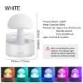 Mushroom Cloud Rain Humidifier Relaxing Raindrop Aromatherapy Machine Ultrasonic Atomization Humidification Colorful Night Light. 