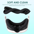 Replacement Silicone Face Cover for Meta Quest 3 VR Headset Facial Interface Sweatproof Mask for Meta Quest 3 Accessories. 