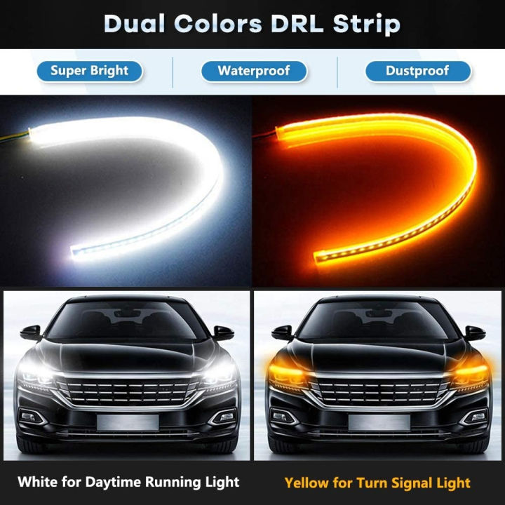 2%20PCs%20White%20Yellow%20Ultrafine%20Universal%2060cm%20LED%20DRL%20Car%20Daytime%20Running%20Light%20LED%20Strip%20Lights%20Amber%20Turn%20Signal%20Light%20DRL%20LED%20for%20car%20,bike%20,lory%20-%20Image%203
