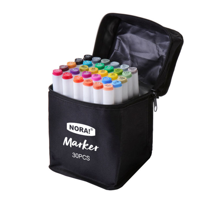 30/40/60/80%20Colors%20Alcohol%20Markers%20Set%20Double%20Tipped%20Colored%20Pens%20Fine%20Point%20Art%20Markers%20Packed%20in%20Cloth%20Bag%20for%20Kids%20Adult%20Coloring%20Drawing%20Illustrations%20Artist%20Sketching%20-%20Image%207