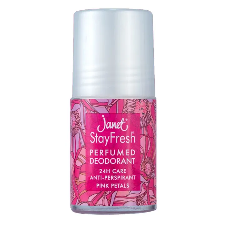 Janet Stay Fresh Perfumed Deodorant - Pink Petals 30Ml
