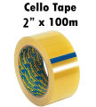 Cello Tape (Brown/Clear) Packaging Tape 2 Inch x 100m Roll Selo Tape. 