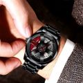 【ThinkWay】✿ 2021 Cool Black Series !New Sports Car Wheel Design Men Quartz Watch Classic Stainless Steel Male Sport Tire Watch Business Racing Watch for Men Gift Montre Homme. 