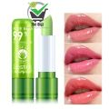 Aloe Vera Magic Pink Lipstick Color Change Transparent Lip Balm. 