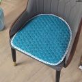 Cushion Chair Sand Plaid Talk Red Chair Nail Chessboard Net Horse Hair Chair Business Contact Pad Makeup Semicircle Hoof ins{〝. 