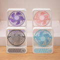 New Product USB Mini Fan Bedside Table Outdoor Small Rechargeable Small Fan Adjustable Angle Desktop Electric Fan. 
