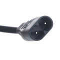 For PDU UPS 25cm IEC320 C8 Male To Europe Schoko CEE7/16 Outlet Female Socket Power Extension Cable. 