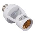 Motion Sensor Light Socket,PIR Motion, E27 Screw Bulb Adapter, Auto On Off, Night Light Control, Garage Light for Basement. 