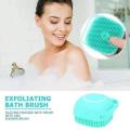 Multifunction Bath Body Brush smbb Silicone Massage 2 in 1 with Shampoo Soap Shower Gel Dispenser Shower Body Massage Brush Body wash Scrubber Cleaning brush. 