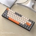 T60 Mechanical Keyboard 100 Keys RGB Backlight Red/Green Switch USB Wired Mechanical Gaming Keyboards Type-C Personalized Keycap. 