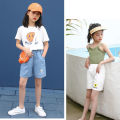 Girls' Summer Shorts Loose Outer Wear Fifth Pants Girls' Shorts Children's Sports Shorts Kindergarten Versatile Fashion. 
