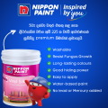 Nippon Vinyl Silk Brilliant White 1L-5L-10L-20L. 