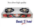 Best Silver Stainless Steel L.P.G. GAS Stove 2 Burner. 