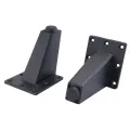 4 Pcs 8cm Adjustable Table Feet Sofa Bed TV Cabinet Legs -Black. 