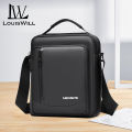 LouisWill Men's Shoulder Bag Cross Body Bag Pouch Bag Casual Men Chest Bag Men Fashion Shoulder Bag Waterproof PU Leather Casual Sport Street Bag for Travel Outdoor. 
