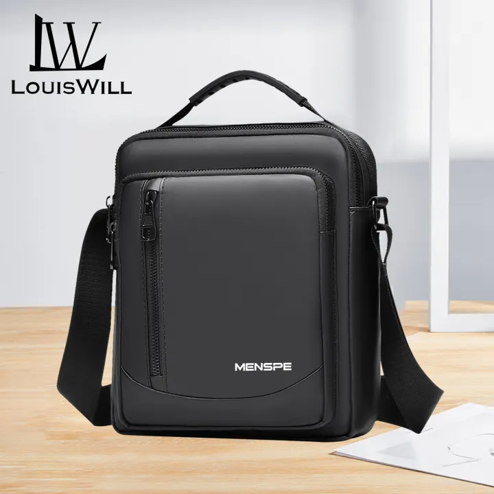 LouisWill%20Men's%20Shoulder%20Bag%20Cross%20Body%20Bag%20Pouch%20Bag%20Casual%20Men%20Chest%20Bag%20Men%20Fashion%20Shoulder%20Bag%20Waterproof%20PU%20Leather%20Casual%20Sport%20Street%20Bag%20for%20Travel%20Outdoor%20-%20Image%202