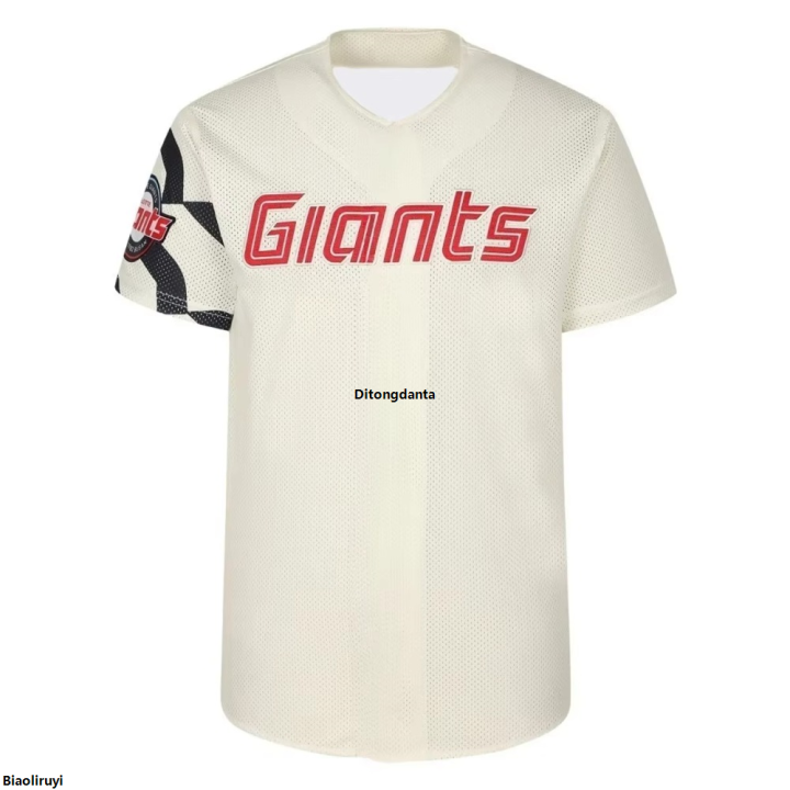 T-Shirt%20Men's%20Streetwear%20Performance%20Biaoliruyi2025%20KBO%20Baseball%20Jersey%20Unisex%20Breathable%20Vintage%20Style%20Loose%20Fit%20Game-Day%20Must-Have%20-%20Image%202