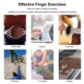 Silicone Finger Exerciser Finger Grip Strengthener Hand Extensor Exerciser Finger Grip Trainer For Guitar Piano Exercising. 