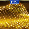 UZBOO 220V String Lights Outdoor Christmas Net Lights LED Mesh String Light Connectable Light for Garden Tree Bushes For Holiday Wedding Party Decorations Bedroom Indoor Outdoor Decor. 