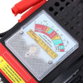Vehicle Battery Tester Meter 6V 12V Load Tester and Voltmeter, Easy-to-Read and Accurate, Heavy-Duty Clamps, Durable Steel Case. 