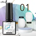 Monja 8ml Pure Color UV LED Nail Gel Varnish Soak-off Nail Art Gel Varnish DIY Painting Manicure Beauty Tools. 