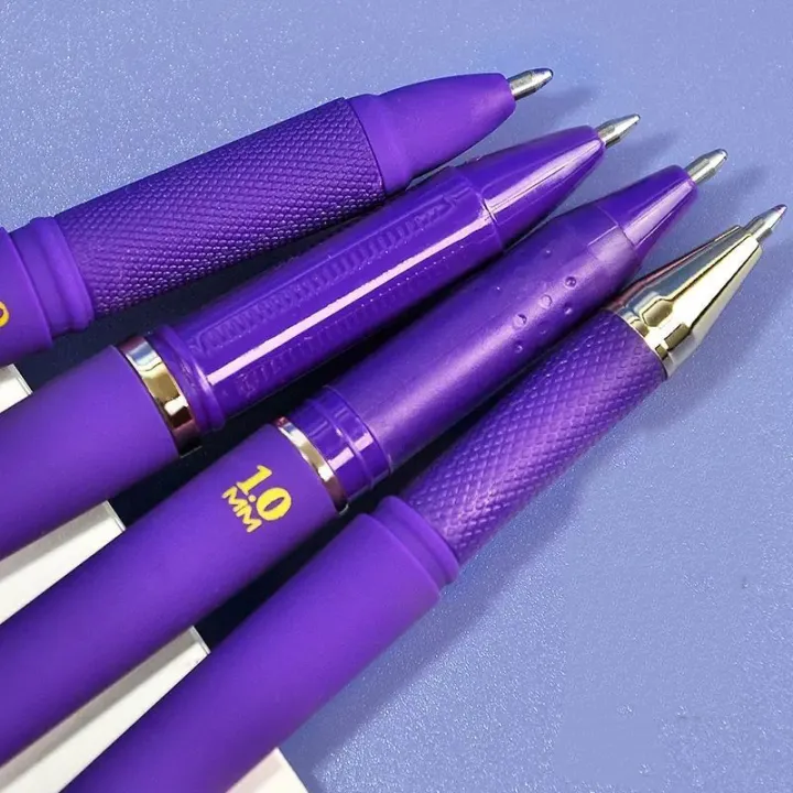 %E3%80%90The%20Quiet%20Page%E3%80%914pcs/set%20Large%20Capacity%20Neutral%20Pen%20Black%20Blue%20Purple%20Green%20Red%20Ink%200.7mm%20Pen%20Carbon%20Calligraphy%20Teacher%20Business%20Signature%20-%20Image%204