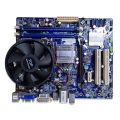 Core 2 Quad Combo Pack | Samsung DDR3 G41 Motherboard / Q6600 Processor / Samsung DDR3 2GB × 2 RAMS / CPU Cooler / IO Shield. 