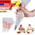 Cake Icing Bags ( L ) Size Disposable Pastry Bags Cake Decoration Cup Cake Piping Tools Cream Bag Squeezing Bag Transparent 100 Pcs. 