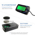【Miga Plaza】Digital Engine Tach Hour Meter Waterproof Tachometer Gauge Engine RPM LCD Display For Motorcycle Car Boat. 