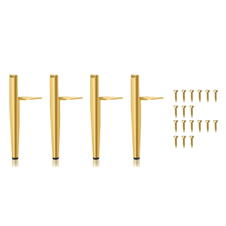 4 PCS Gold Metal Table Legs Maximum Load 600 Kg Furniture Legs Sofa Foot  Cabinet Feet Gold | Daraz.lk