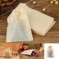100Pcs/Lot Tea Bag Filter Paper Bags Empty Drawstring Teabags for Herb Tea DUJU. 