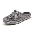 Bird's Nest Hole Shoes Men's Non-Slip Soft Bottom Slippers Summer Dual-Use Men's Outdoor Beach Shoes Closed Toe Sandals for Summer Trend Society. 