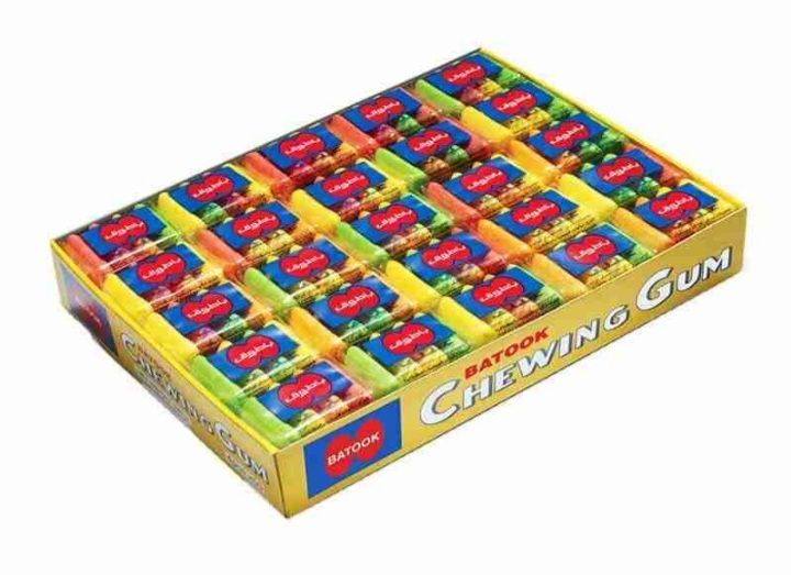 Batook Chewing Gum multi flavored assortment 50Pcs