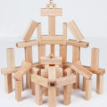 54 pieces/set of wooden digital stacked building blocks, tower blocks, children's puzzle toys, dominoes. 