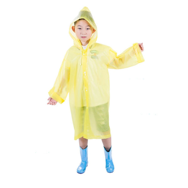 Kids Waterproof Raincoat, EVA Portable Rain Poncho, for Girls Boys Toddler Rainwear Rain Jacket Cape, Reusable Children Raincoat for Outdoor Climbing Cycling Hiking Camping