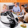 Electric Pizza Maker Stick Proof Adjustable Temp Stainless Steel Pancake Crepe. 