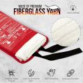 Fire Blanket - White - 1.0M X 1.0M. 