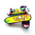 1pc Fingerboard Mini Creative Fingertips Skateboard Plastic Finger Skate Scooter. 